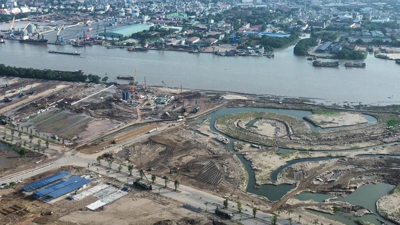 Hai Phong muon chi gan 900 ty dong lam duong noi sang dao Vu Yen hinh anh