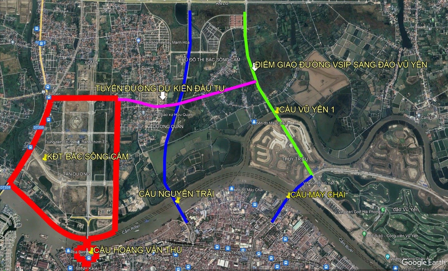 duong sang dao vu yen,  chu truong hai phong anh 1