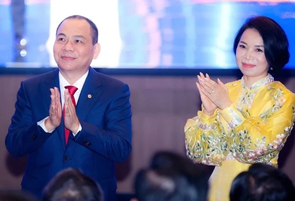 Cổ phiếu Vingroup vượt đỉnh, vợ chồng ông Phạm Nhật Vượng giàu nhất Việt Nam