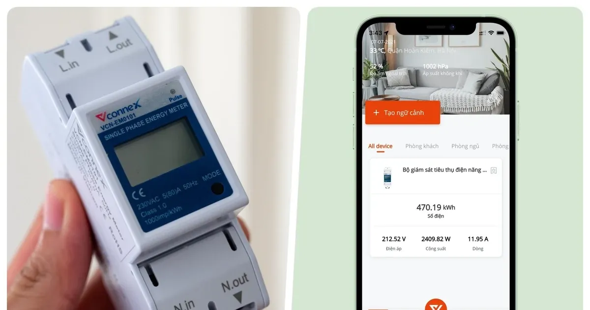 Hoa don dien cao bat thuong, EVN ung ho dung app, lap cong to giam sat hinh anh