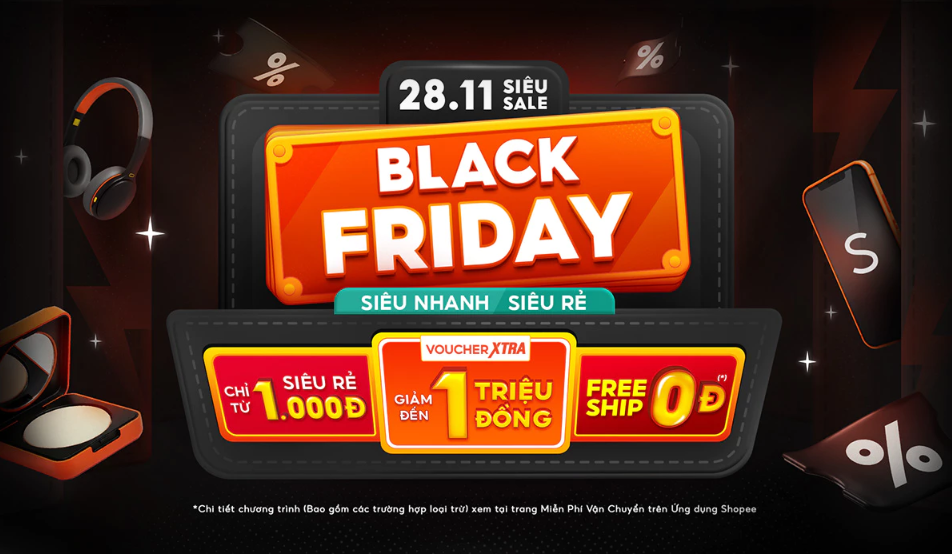 Shopee, Lazada, TikTok Shop co tho o voi Black Friday? hinh anh