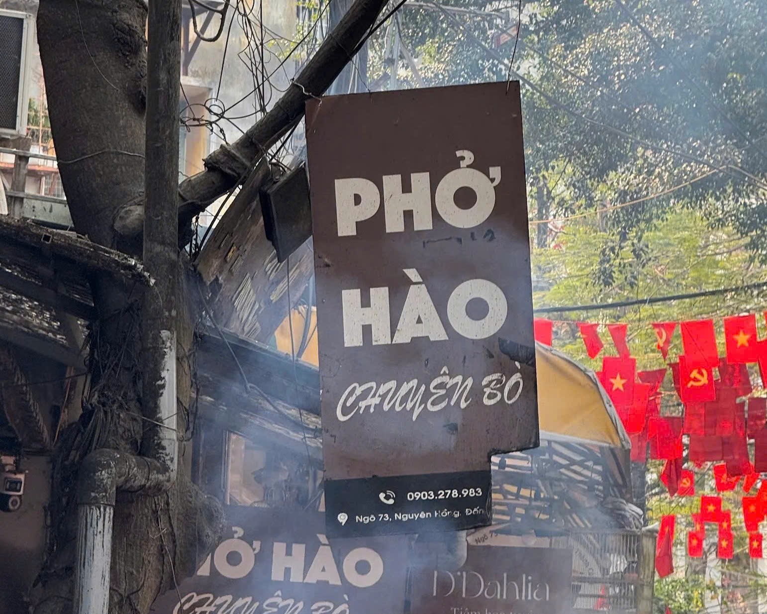 Co so Tra sua La Boong, Pho Hao, Bun rieu Huong beo bi phat hinh anh