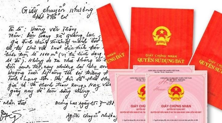 Sua Luat Dat dai: Ngan truc loi khi cap so do dat mua ban bang giay viet tay hinh anh