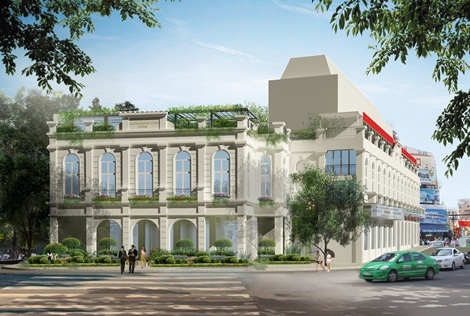 Ha Noi xay trung tam van hoa 4 tang sat ho Guom hinh anh