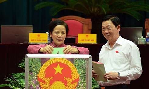 Ha Noi cong bo ket qua lay phieu tin nhiem vao chieu nay hinh anh