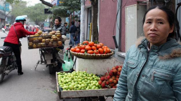 Dung xe mua hang via he se bi phat hinh anh