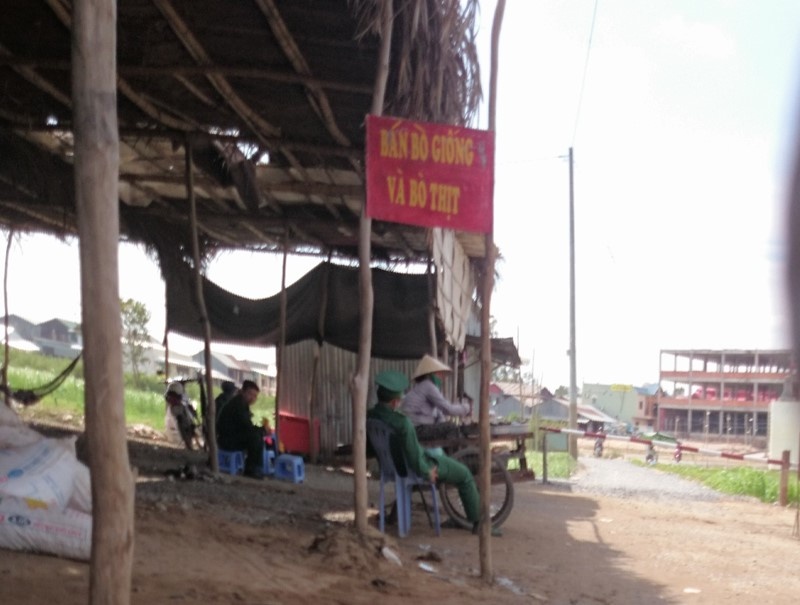 Chốt gác của bộ đội biên phòng An Giang.