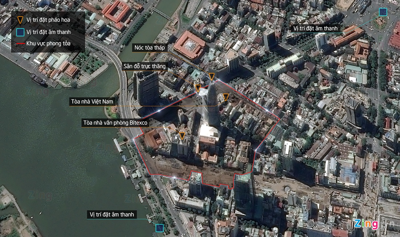 Bản đồ các tuyến đường bị phong tỏa.