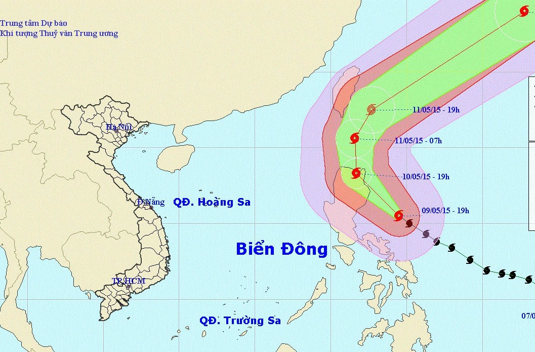 Sieu bao Noul nhieu kha nang khong vao Bien Dong hinh anh