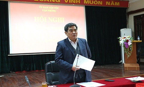 Hà Hùng Thứ trưởng, Phó Chủ nhiệm Ủy ban Dân tộc. Ảnh: Ủy ban Dân tộc