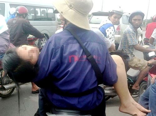 Vot thi the nu sinh vien dai hoc nhay cau Dong Nai hinh anh