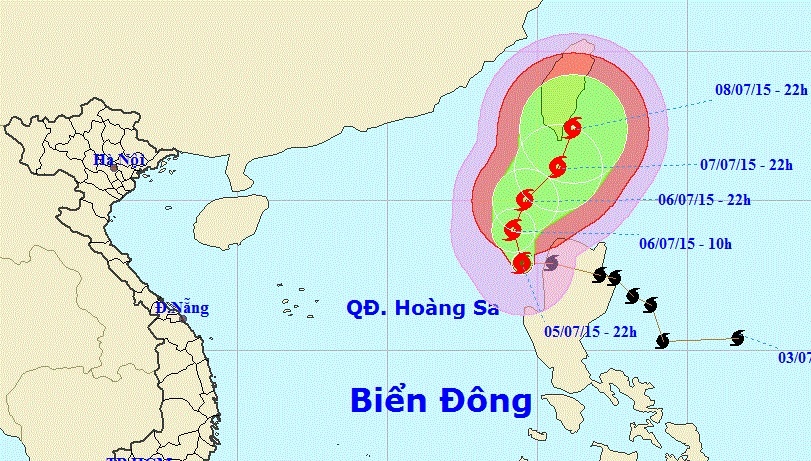 Cơn bão Lifan có sức gió