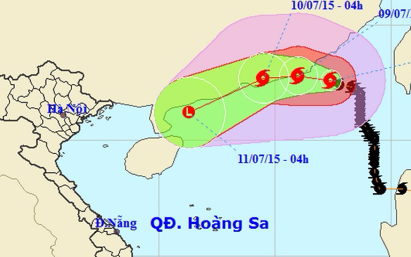 Bao Linfa doi huong, co the anh huong toi Viet Nam hinh anh