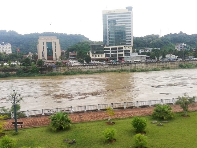 Trung Quoc xa nuoc gay lu dot ngot o thuong nguon song Hong hinh anh