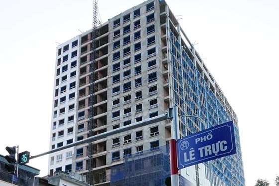 Bo Xay dung: Sai pham du an 8B Le Truc la nghiem trong hinh anh