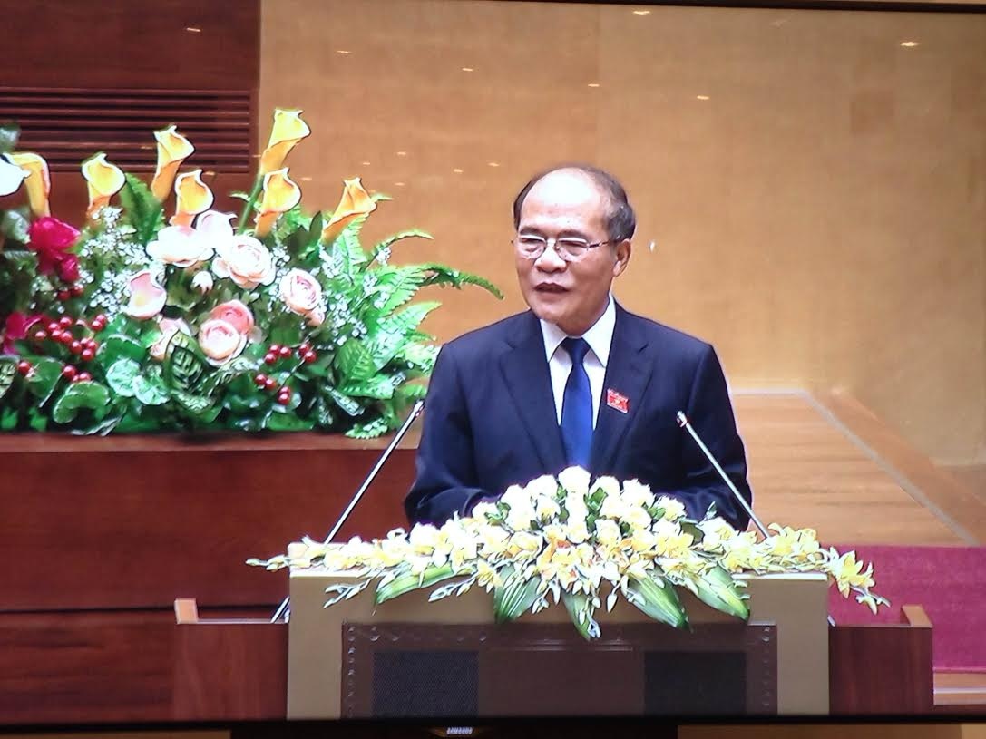 Truc tiep phien khai mac ky hop 10, Quoc hoi khoa XIII hinh anh