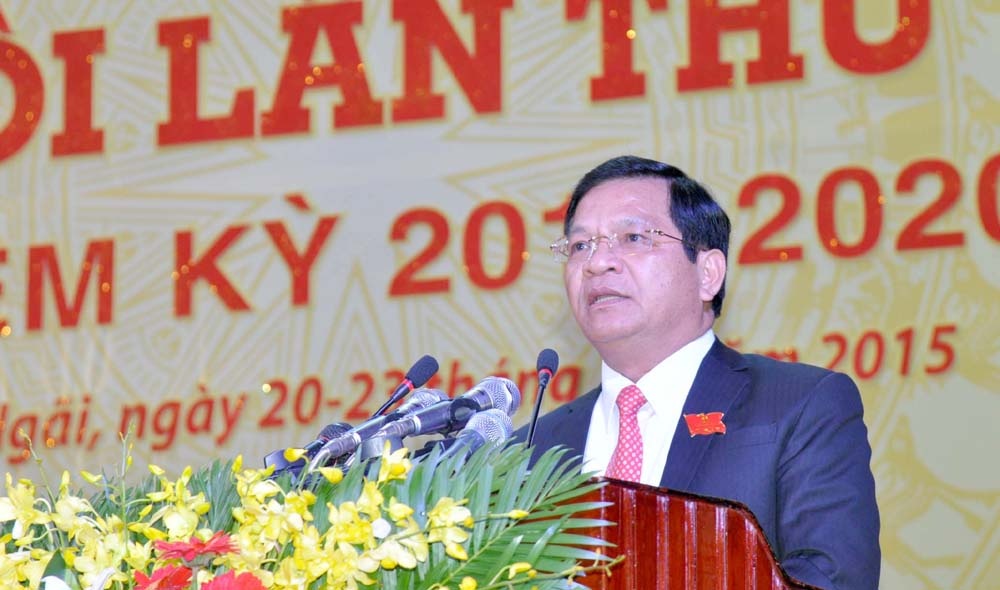 Đồng chí Lê Viết Chữ. Ảnh Báo Quảng Ngãi