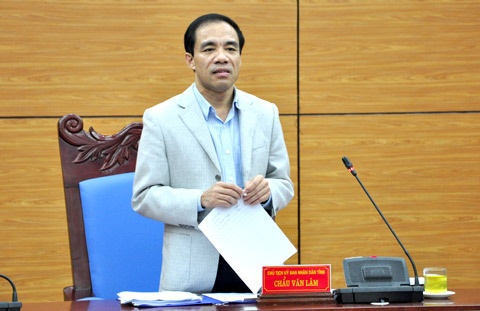 Ông Chẩu Văn Lâm, Bí thư tỉnh ủy Tuyên Quang. Ảnh: Báo Tuyên Quang.