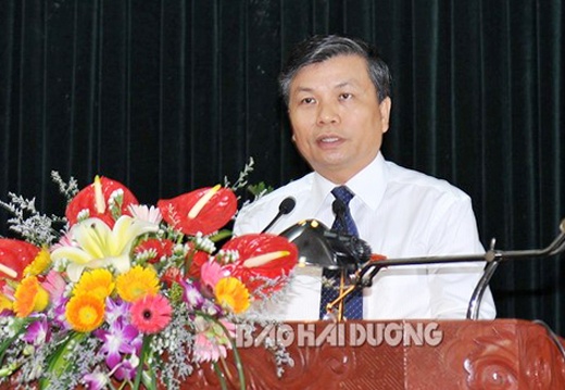 Tân thứ trưởng Bộ Nội vụ Nguyễn Trọng Thừa. Ảnh: Báo Hải Dương.