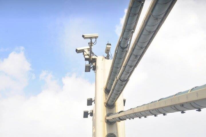 Trong đêm 8/11, camera giàm sát giao thông 