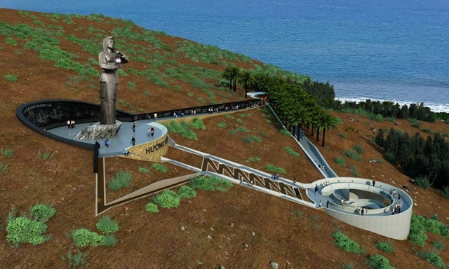 Thang 1/2016 xay tuong dai tuong niem nghia si Hoang Sa hinh anh