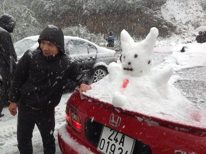 Tuyet co the roi o vung nui phia Bac dip cuoi tuan hinh anh