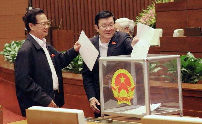 Bau tan Chu tich nuoc, Thu tuong trong thang 4 hinh anh