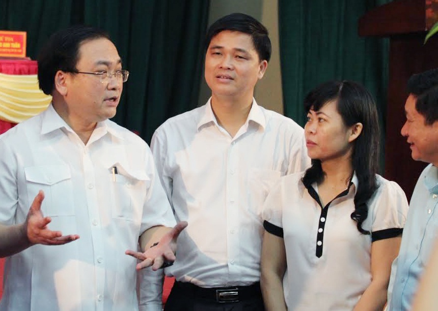 Bí thư Hà Nội Hoàng Trung Hải ảnh 2 Bi thu Ha Noi Hoang Trung Hai anh 2