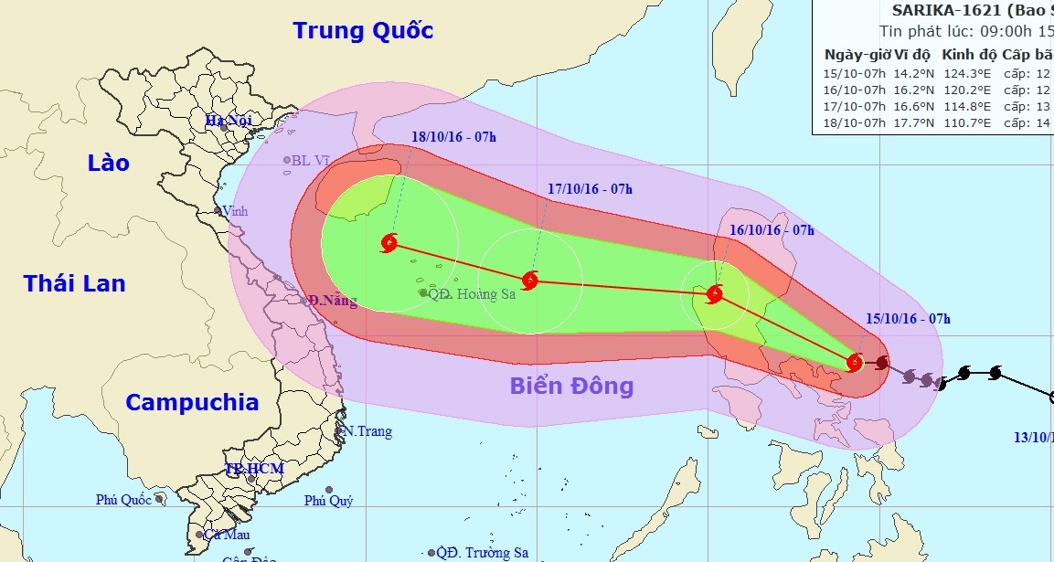 bão trên Biển Đông ảnh 1 bao tren Bien Dong anh 1