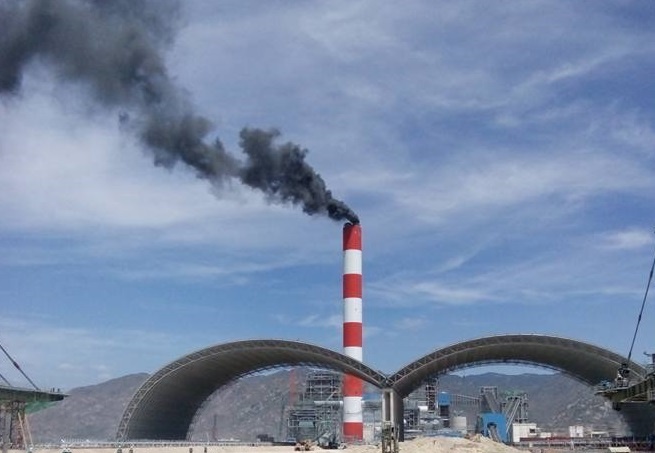 Chay tai Nha may Nhiet dien Vinh Tan hinh anh