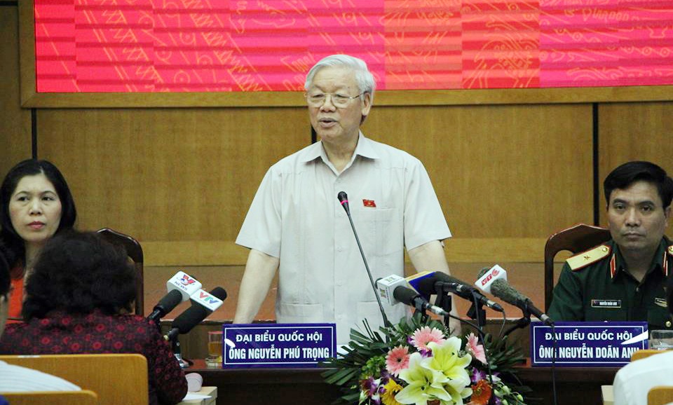 Tong bi thu noi ve viec ky luat ong Dinh La Thang hinh anh