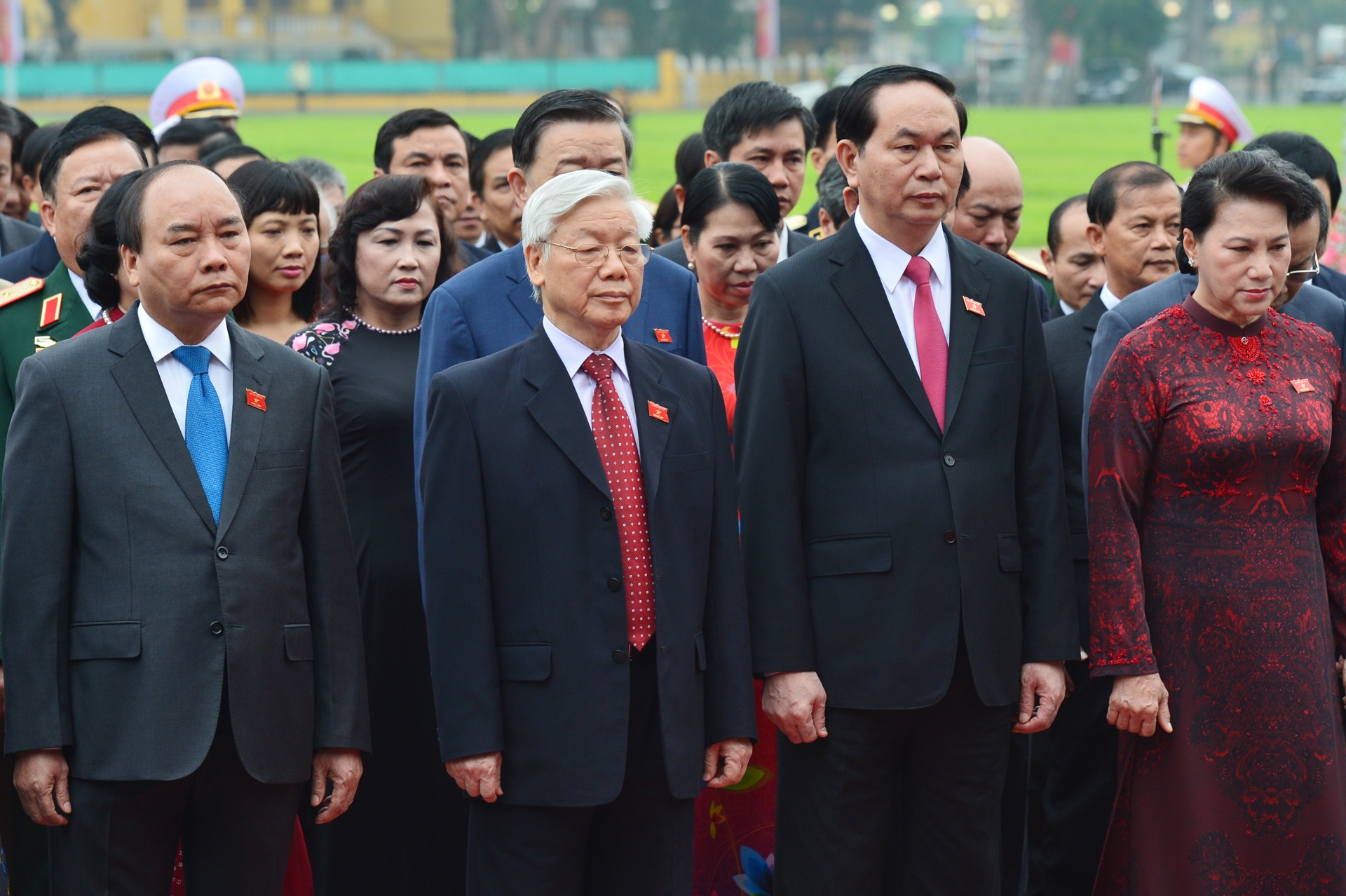 Lanh dao Dang nha nuoc vieng Lang Bac anh 6