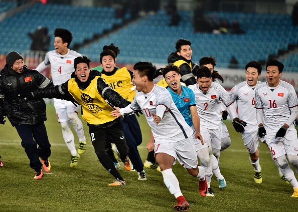 U23 Viet Nam da cham vao trai tim nguoi ham mo hinh anh
