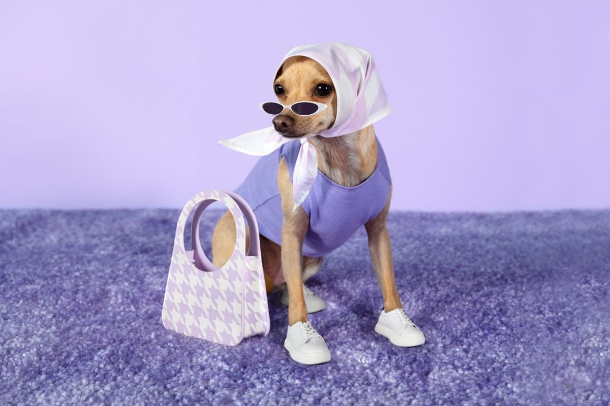 Cho mac ao Gucci, meo deo vong co Prada hinh anh