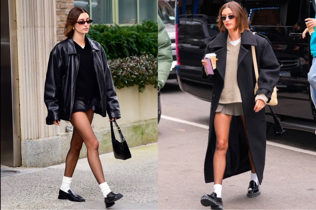 Mau quan sieu ngan duoc lang xe boi Hailey Bieber hinh anh