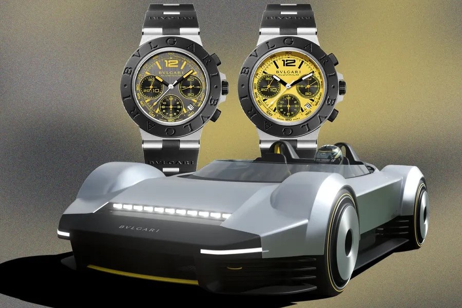 On Wrist: Bulgari ban dong ho tang kem sieu xe ao hinh anh