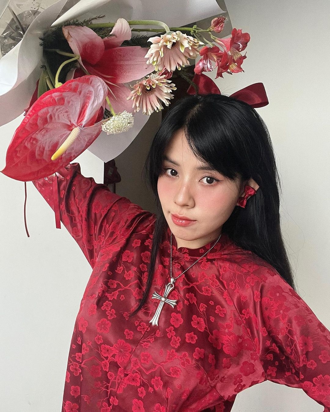 KOL ao dai,  ao dai cach tan,  ao dai Tet anh 2