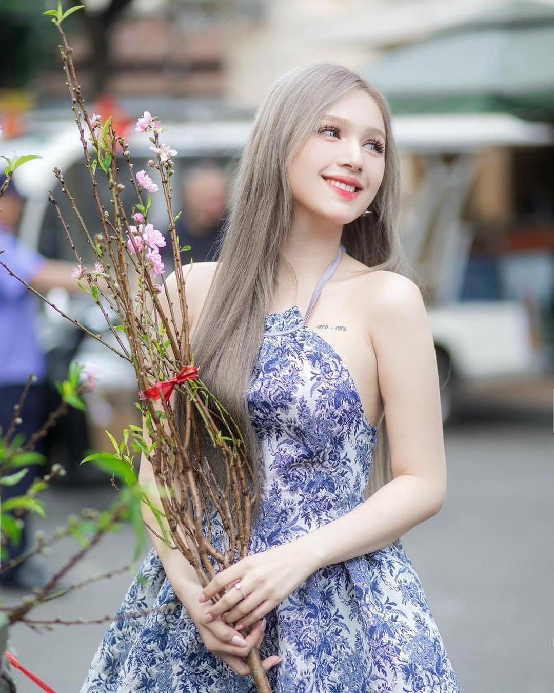 KOL ao dai,  ao dai cach tan,  ao dai Tet anh 11