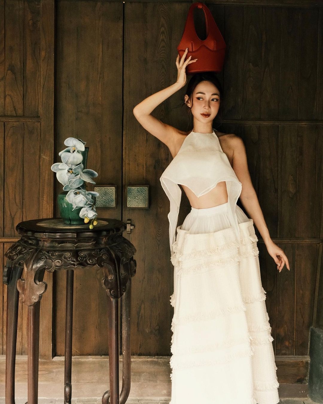 KOL ao dai,  ao dai cach tan,  ao dai Tet anh 7