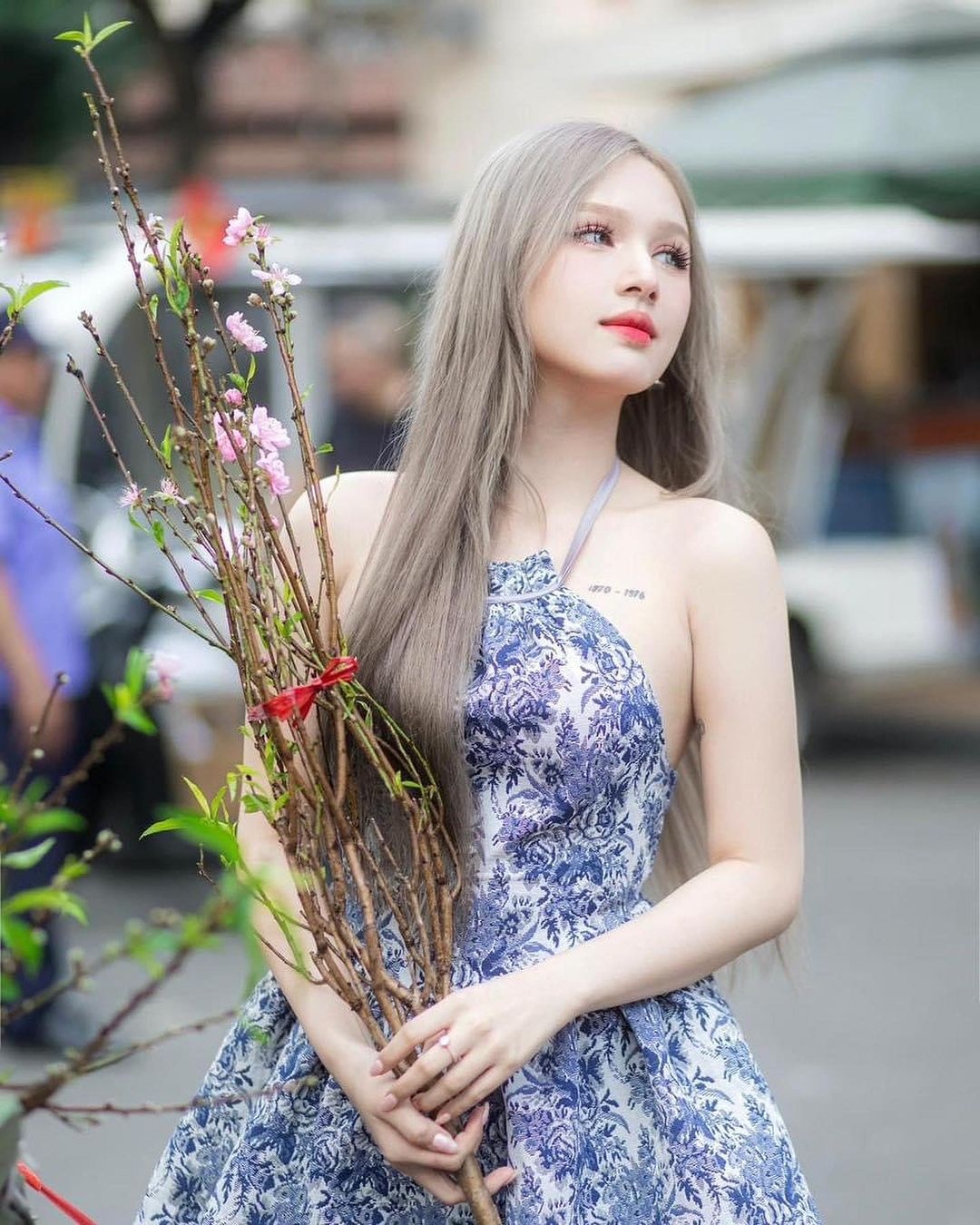 KOL ao dai,  ao dai cach tan,  ao dai Tet anh 10