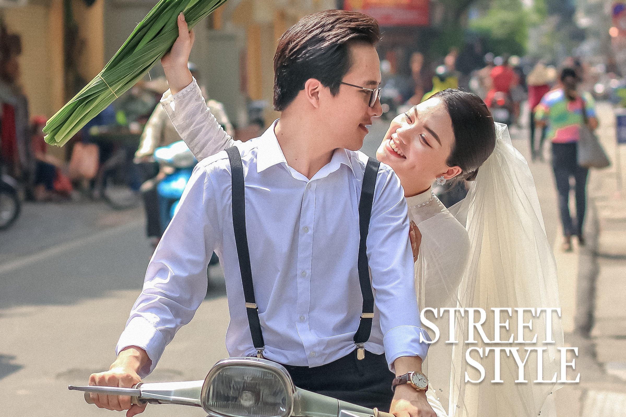 Nang dau moi phay ta ao dai, Ha Noi don xuan sang hinh anh