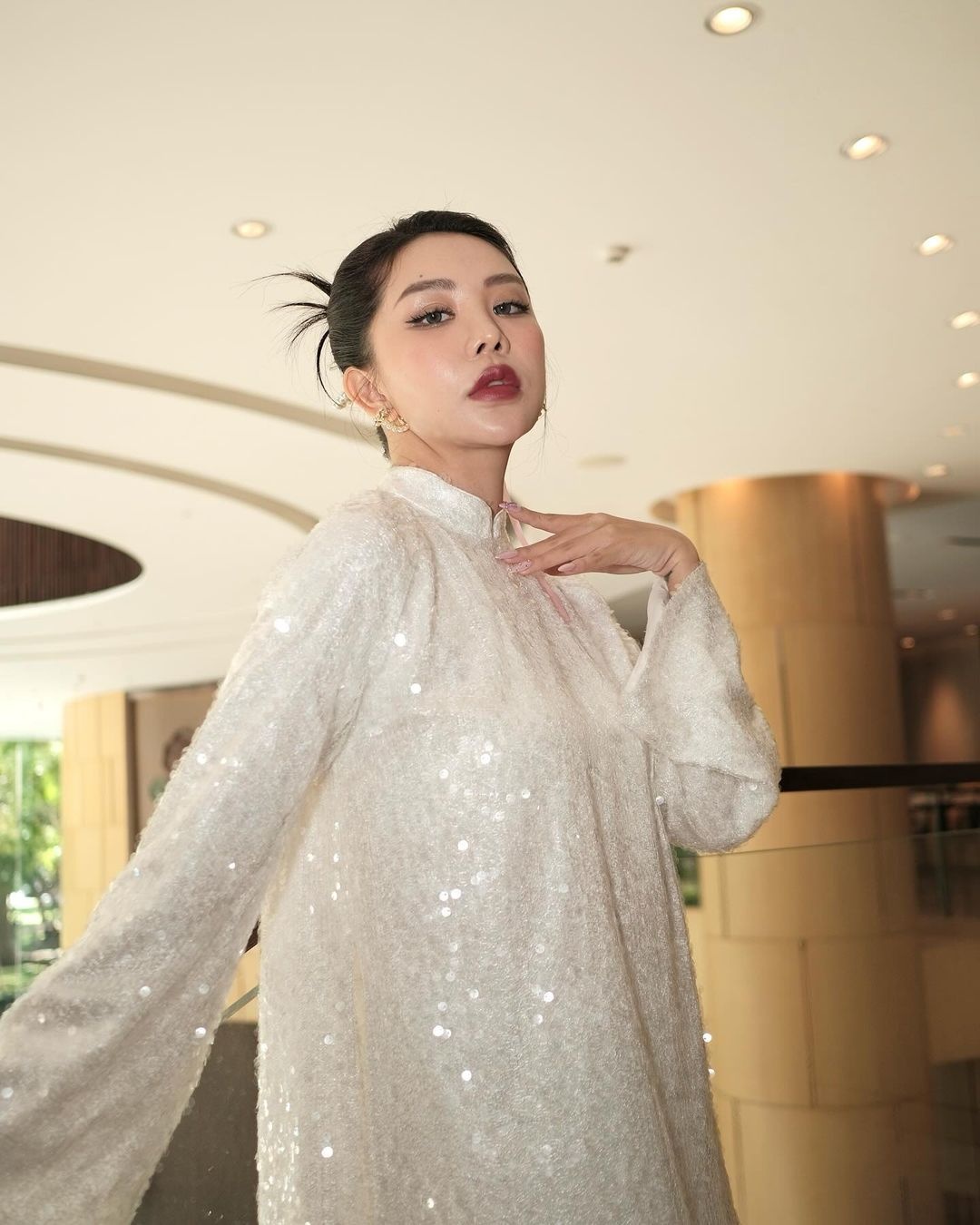 áo dài Tết, Xoài Non, Khánh Vy, áo dài cách tân ảnh 7 ao dai Tet, Xoai Non, Khanh Vy, ao dai cach tan anh 7