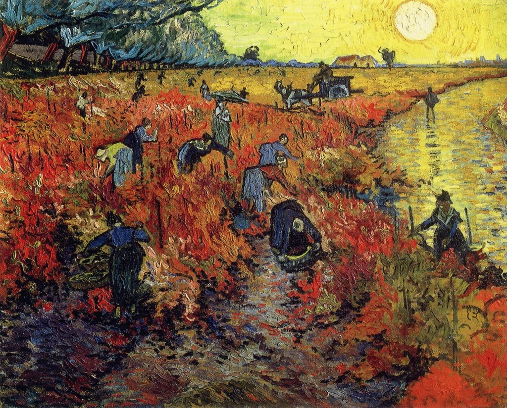 vincent van gogh,  the red vineyard anh 1