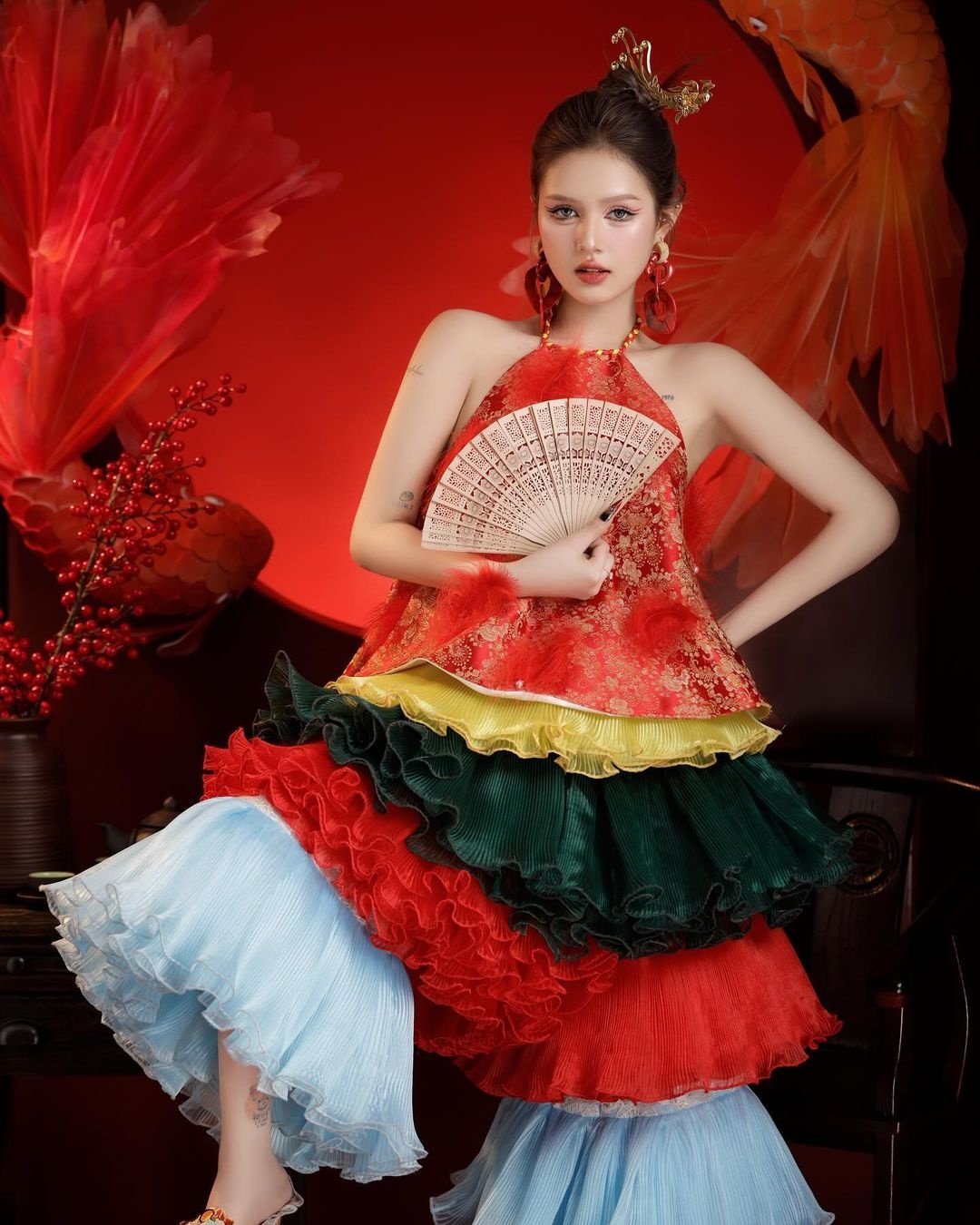 ao dai,  ao yem,  ao ba ba,  Tet Nguyen dan anh 5