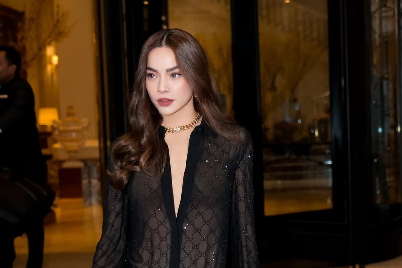 Vay xuyen thau cua 'ban than Gucci' tai Tuan le thoi trang Milan hinh anh