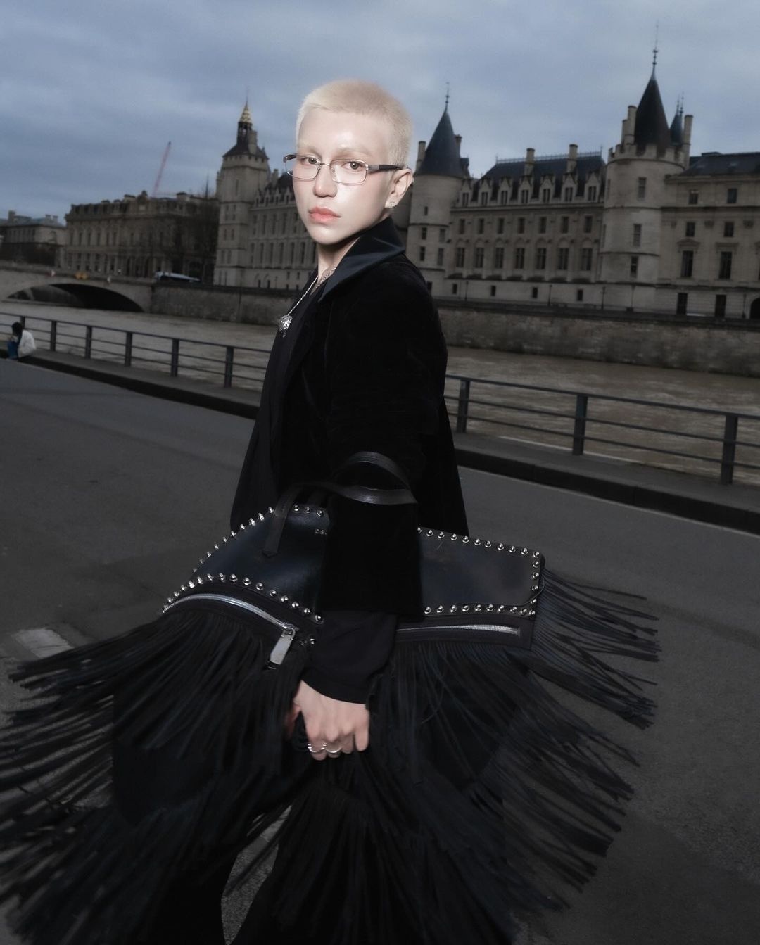 fashionista Viet,  quynh anh shyn,  call me duy, tuan le thoi trang Paris,  paris fashion week 2024 anh 8