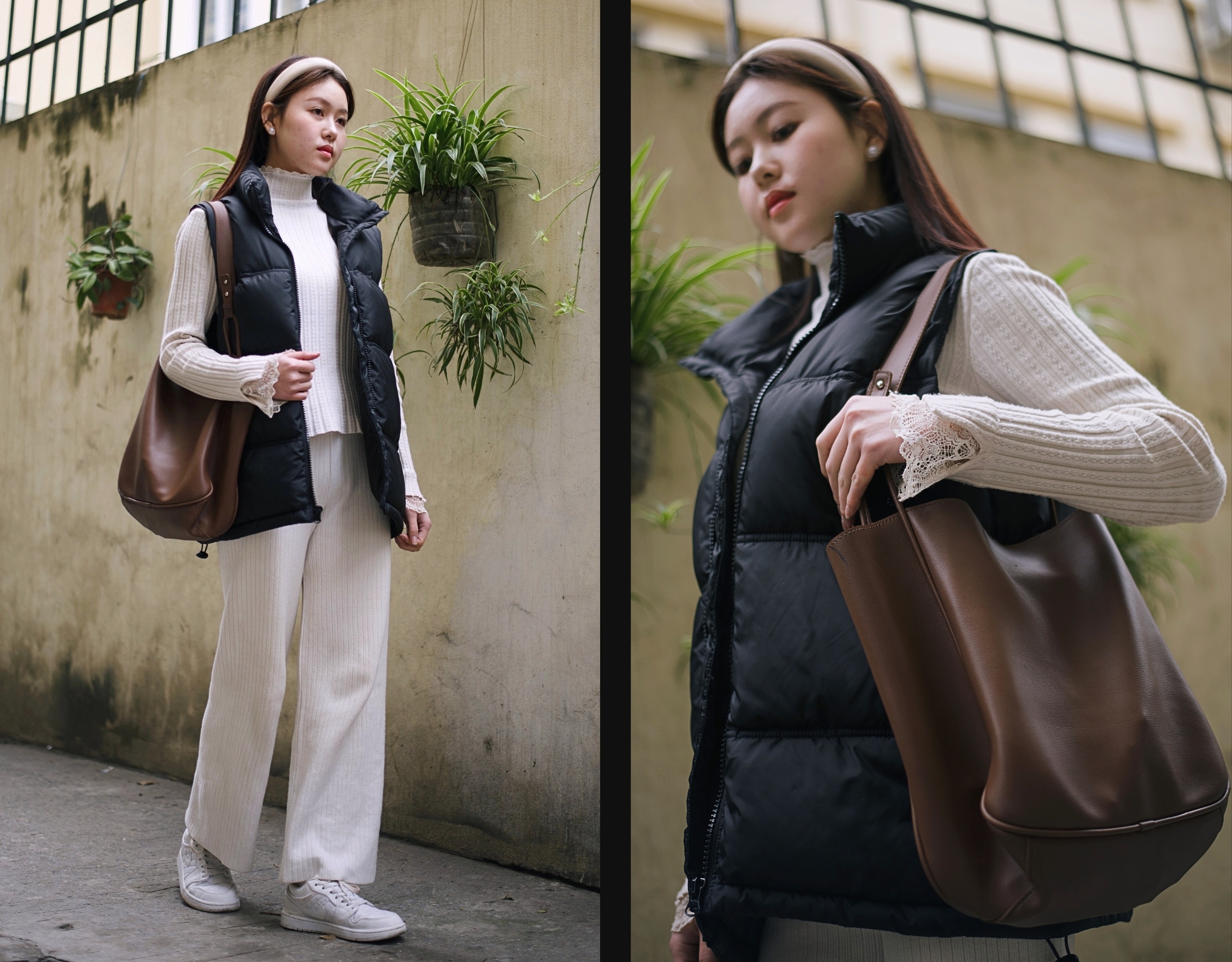 Street Style,  thoi trang duong pho,  ao phao,  thoi tiet ha noi,  thoi tiet hom nay,  lanh cuoi mua,  ao phao con sau anh 5