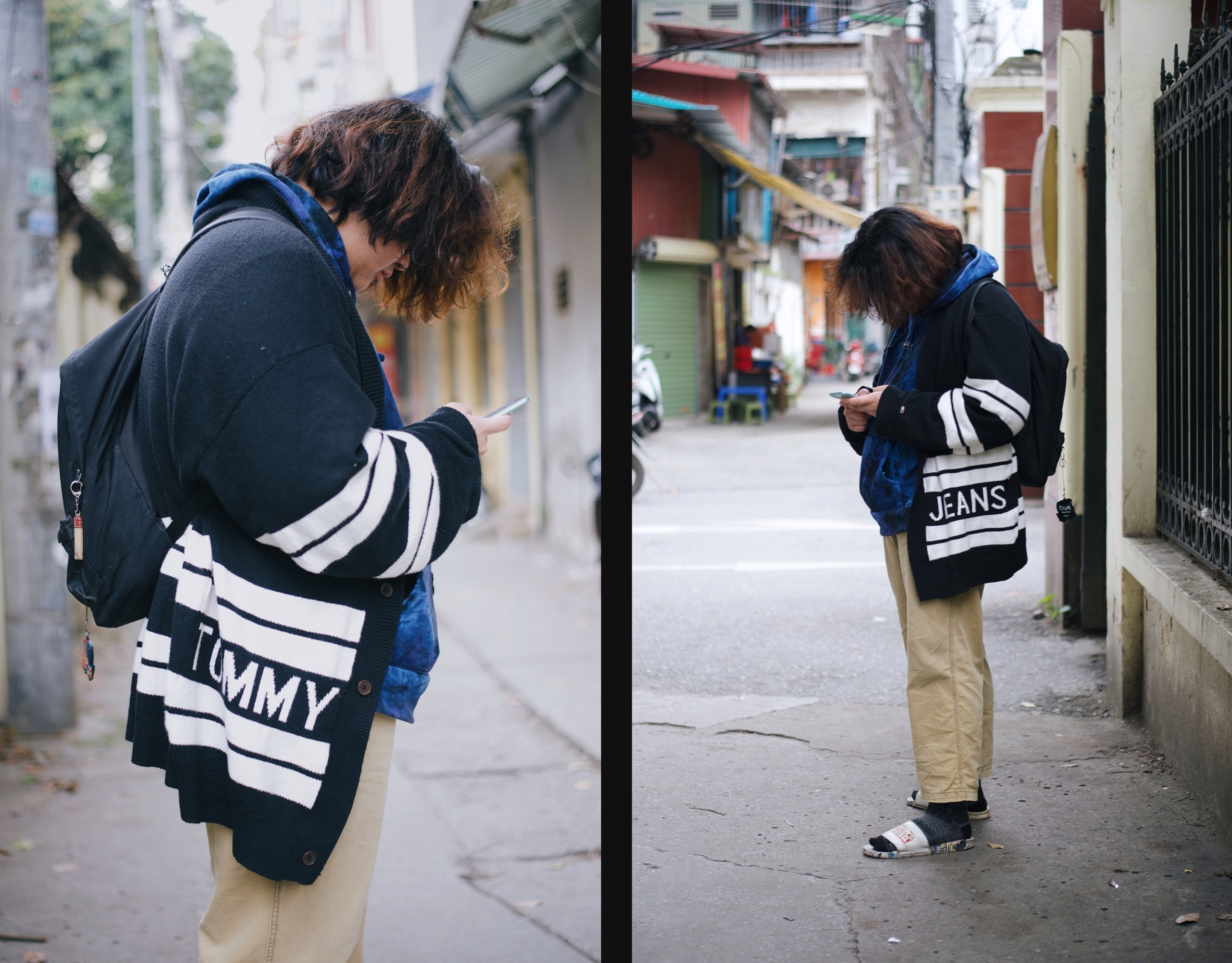 Street Style,  thoi trang duong pho,  ao phao,  thoi tiet ha noi,  thoi tiet hom nay,  lanh cuoi mua,  ao phao con sau anh 16