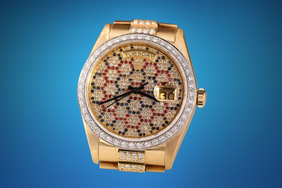 Dong ho Rolex gay sot voi mat so to ong hinh anh