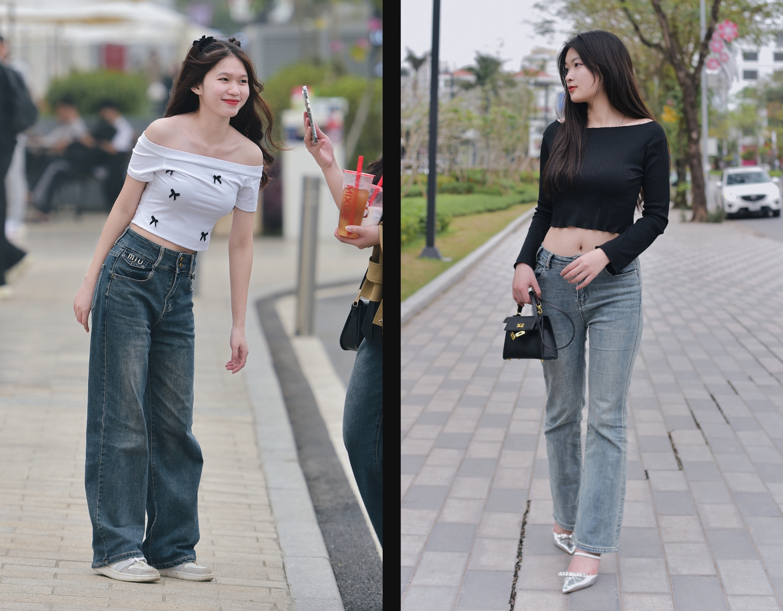 Street Style,  dien vay ngan,  trang phuc cut-out,  thoi trang Ha Noi,  thoi tiet Ha Noi anh 9